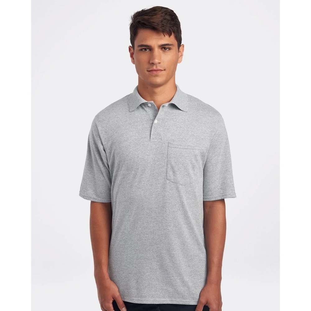Blue Mountain Men's Gray Polo Shirt 3XL NWT Short Sleeve Pocket